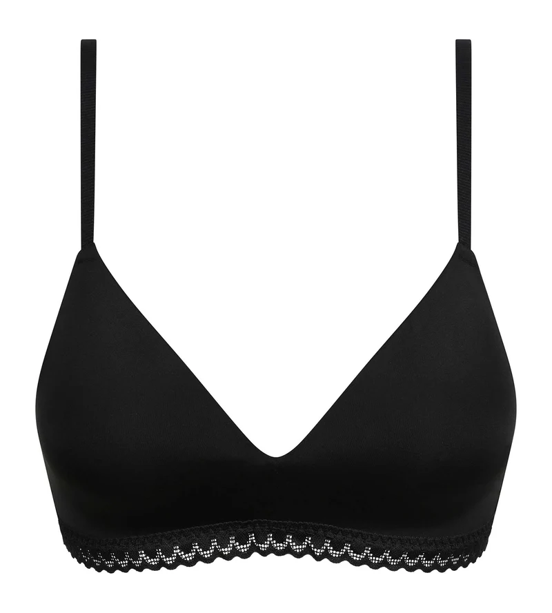 Soutien-gorge triangle paddé sans armatures Noir Daily Micro