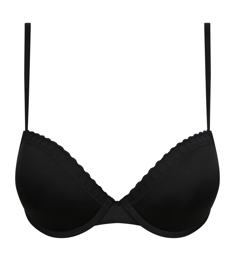 Soutien-gorge corbeille à armatures en microfibre Noir Daily Micro