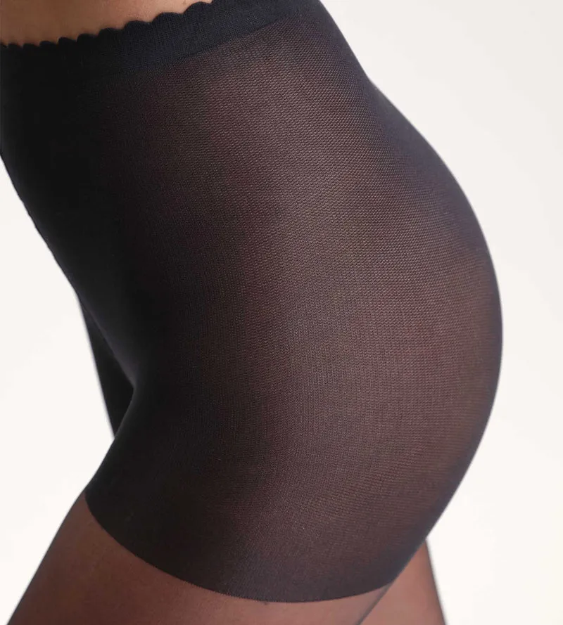 Collant transparent noir effet nude 17D Body Touch