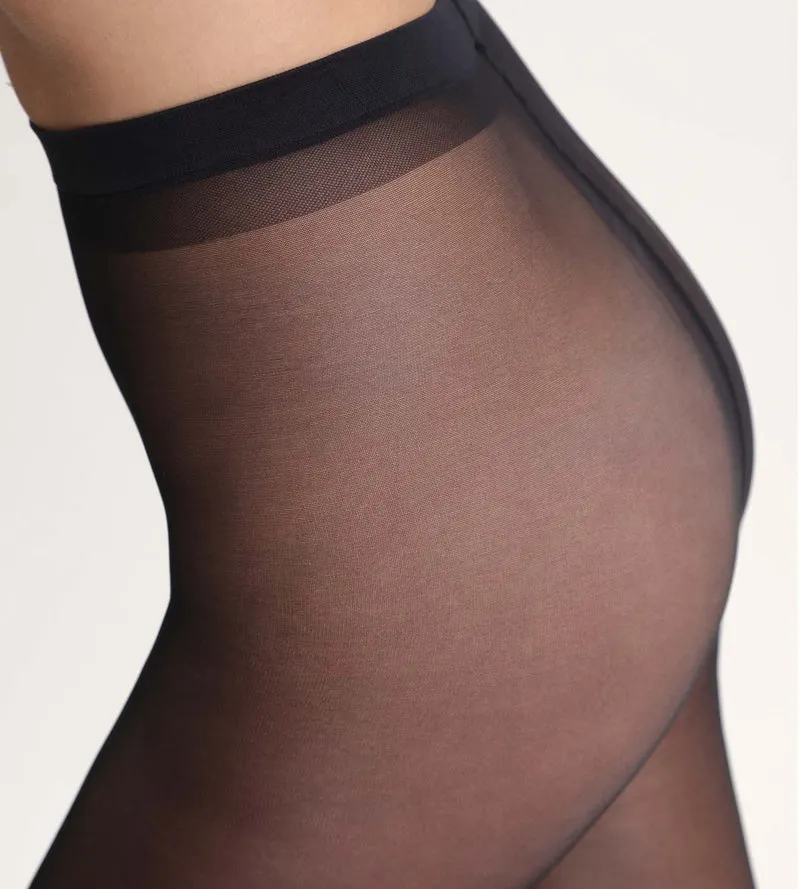Collant semi-opaque noir Diam's Silhouette Fuselée