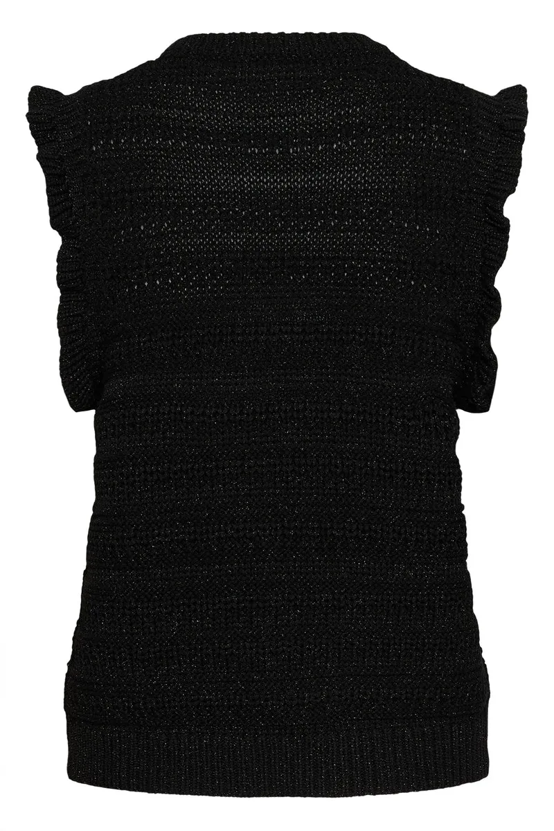Tricot Angeli scintillant à volants