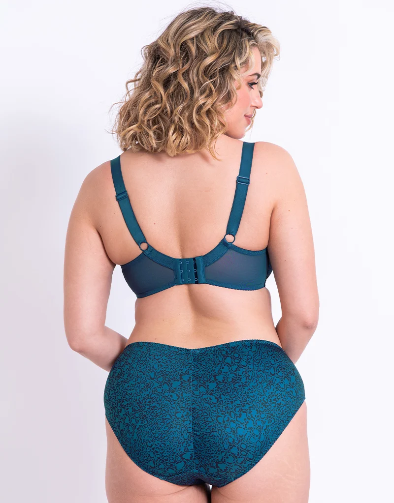 Flirtelle Swirl Brief Dark Leopard