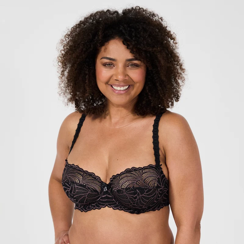 Soutien-gorge emboîtant noir Pampelune