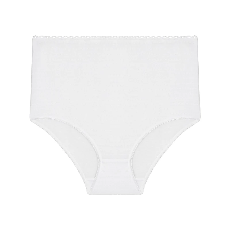 Culotte taille haute blanc Best cotton