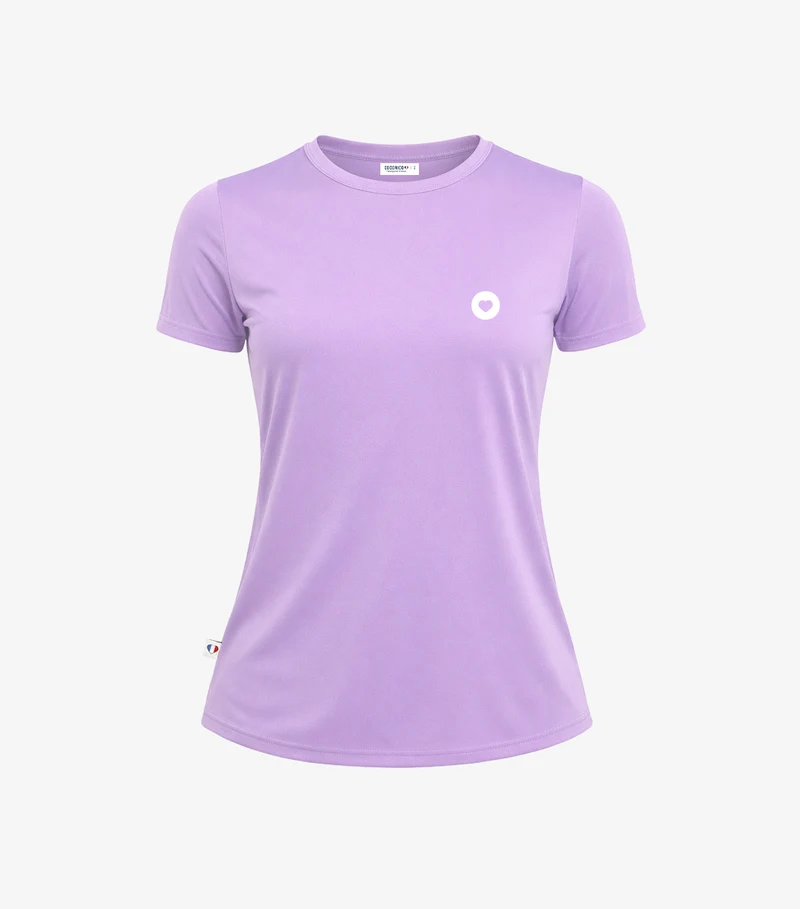 T-Shirt Sport Femme Lilas - Boost