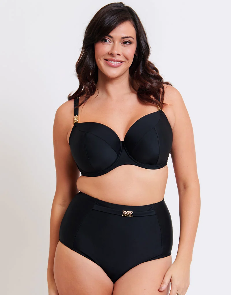 Flirtelle Salento Coast High Waist Bikini Brief Black