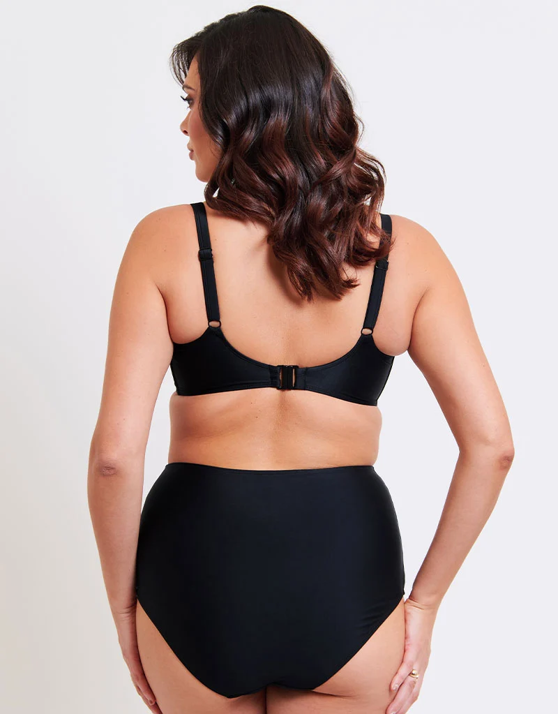 Flirtelle Salento Coast High Waist Bikini Brief Black
