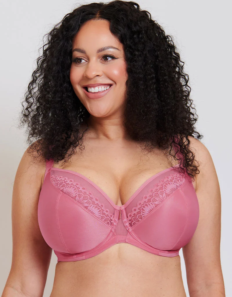 Adella Hera Full Plunge Bra Rose Pink