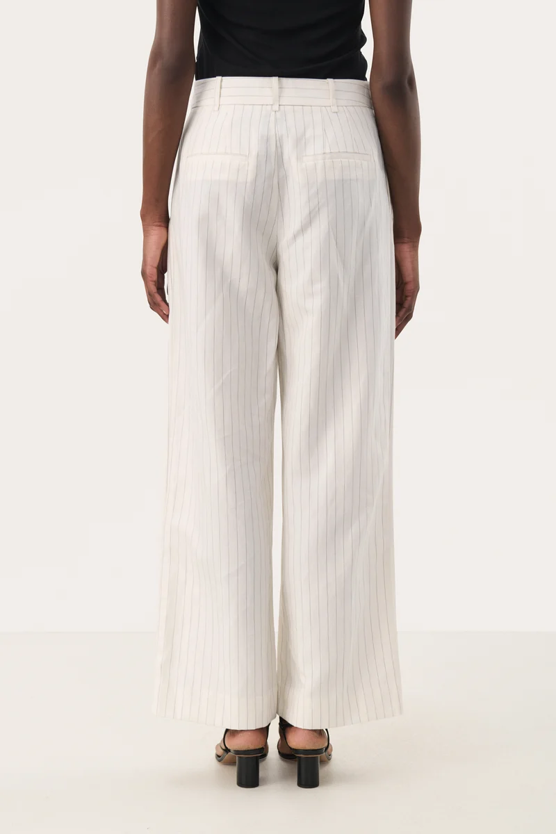 Pantalon ample avec rayures fines Rabia
