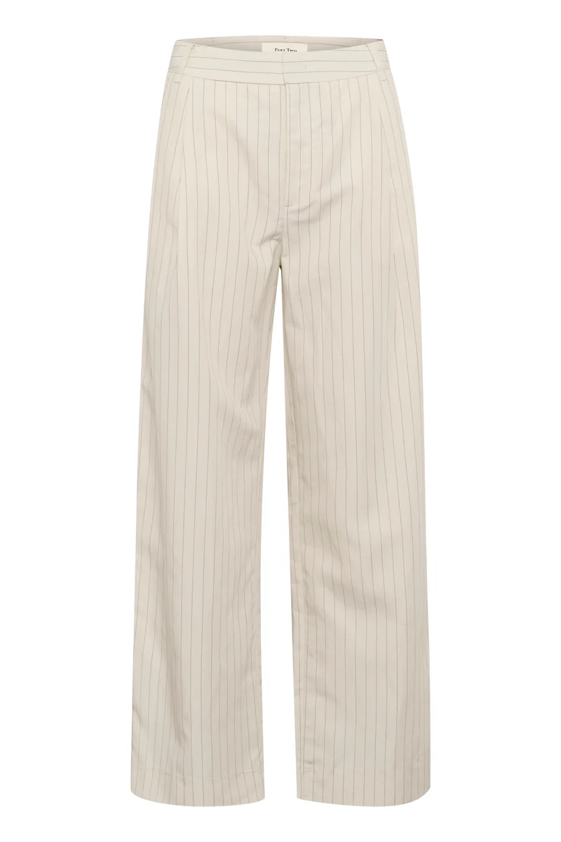 Pantalon ample avec rayures fines Rabia
