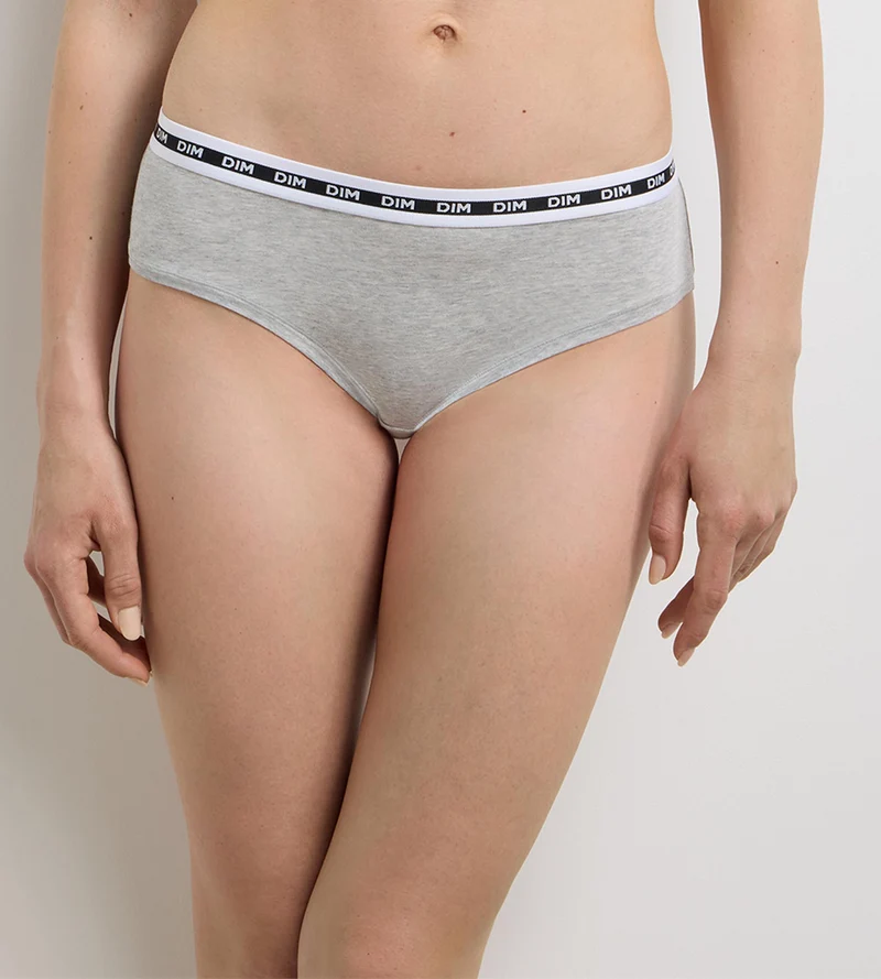 Shorty femme Gris Chiné Dim Icons