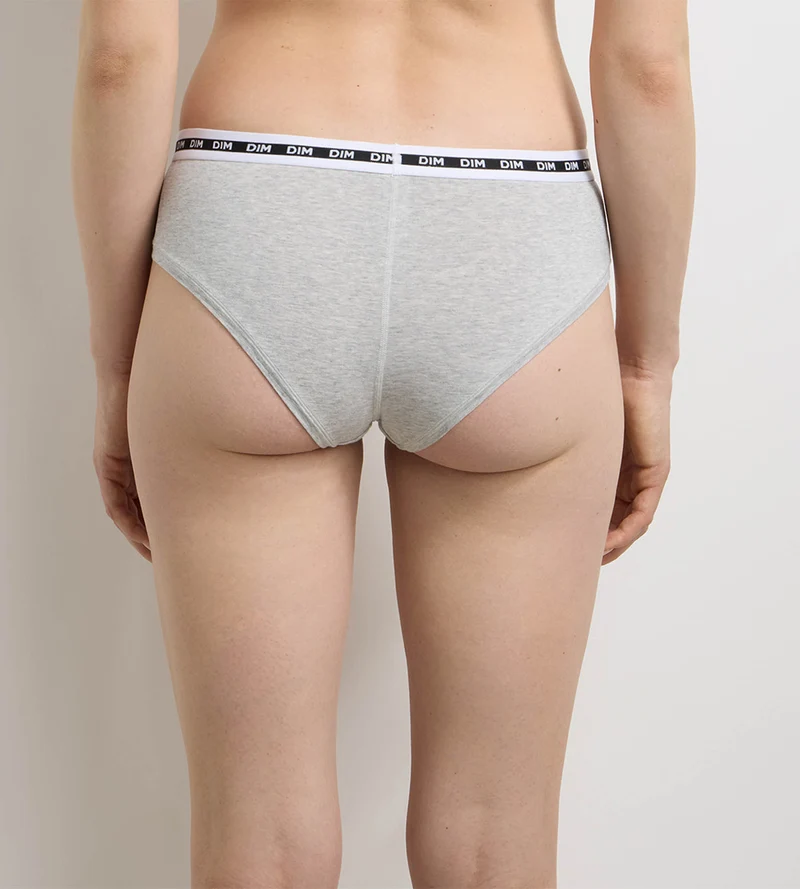 Shorty femme Gris Chiné Dim Icons