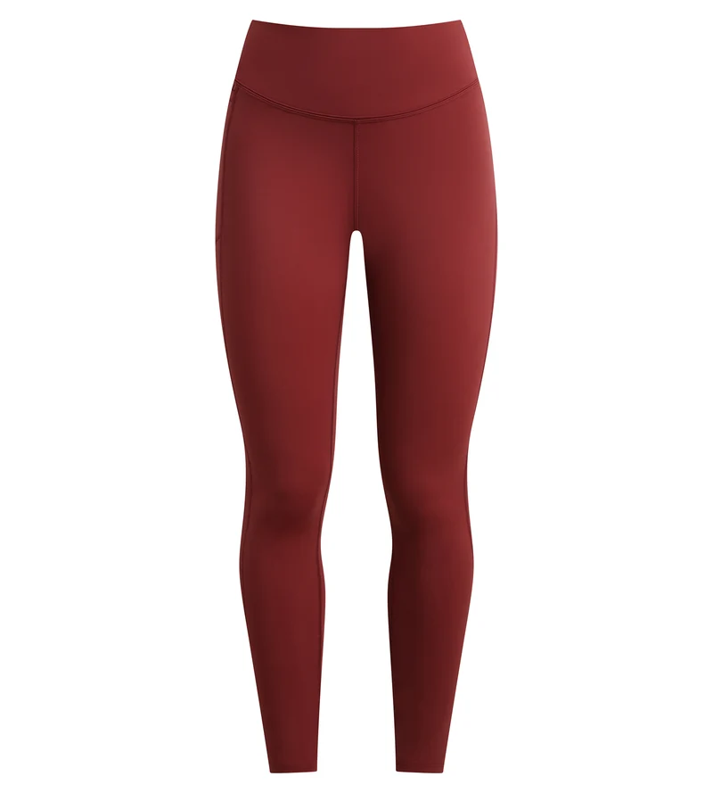 Legging de sport femme en microfibre sculptante Bordeaux Dim Move