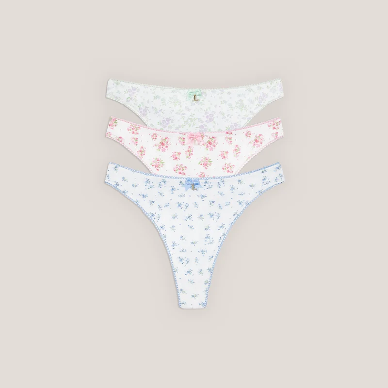 Strings Blossom (Pack de 3) - Motif Floral