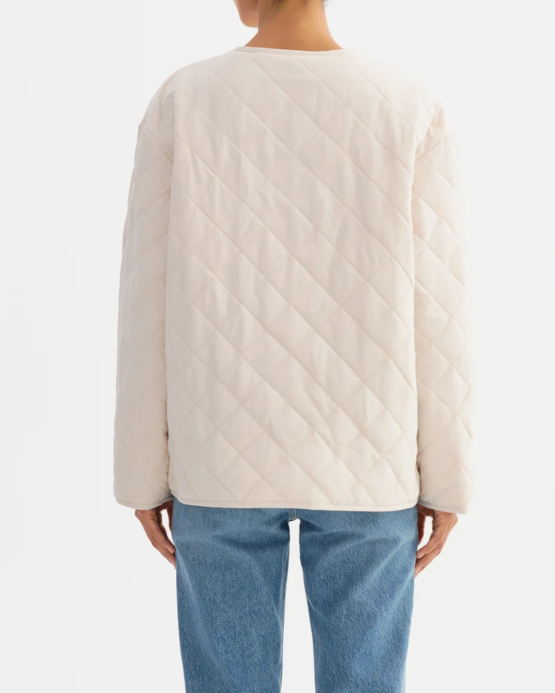 Veste matelassée à col rond Hera