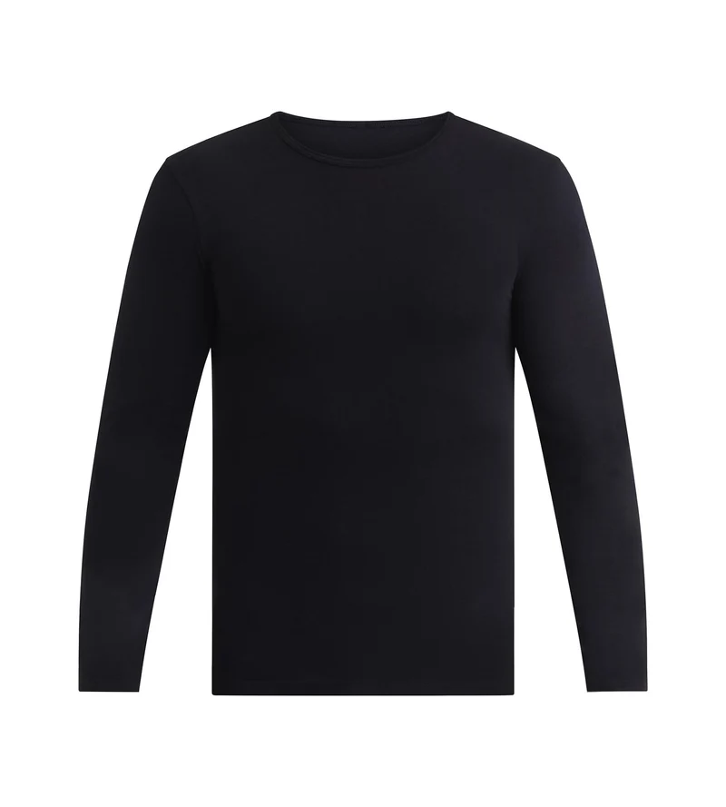 T-shirt homme à manches longues Noir Dim Thermal