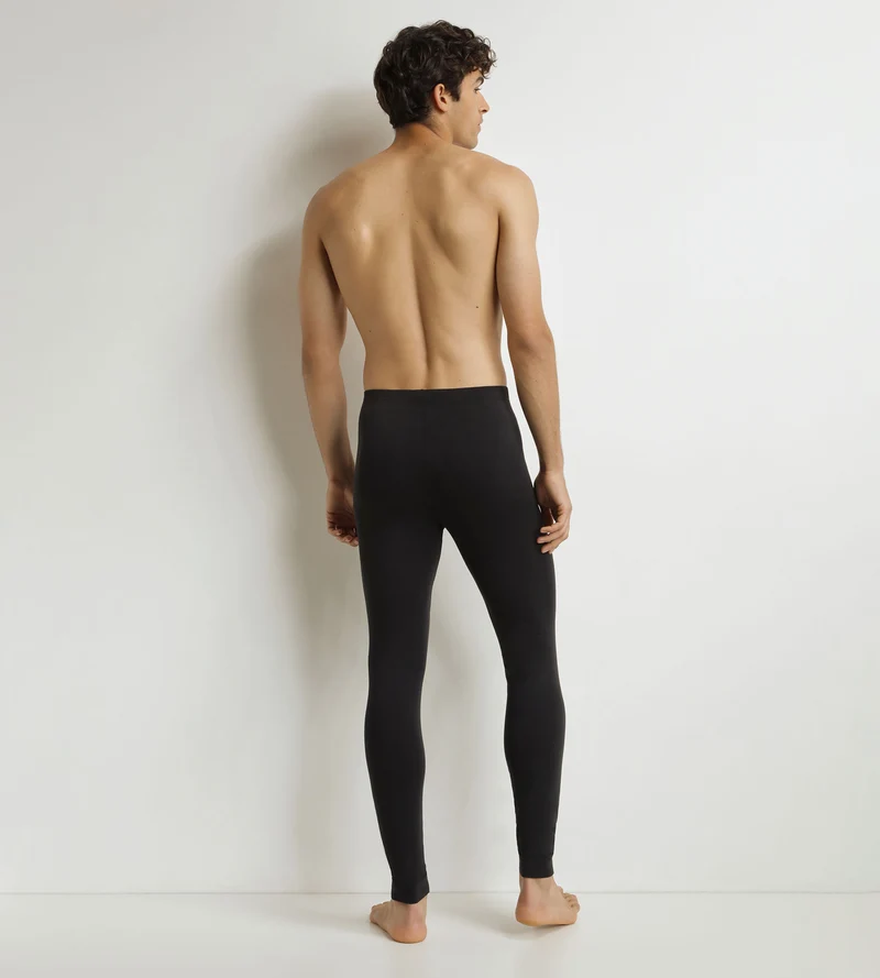 Legging homme isolant Noir Dim Thermal