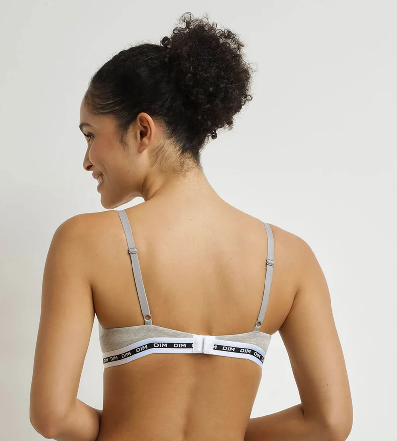 Soutien-gorge corbeille à armatures Gris Dim Icons