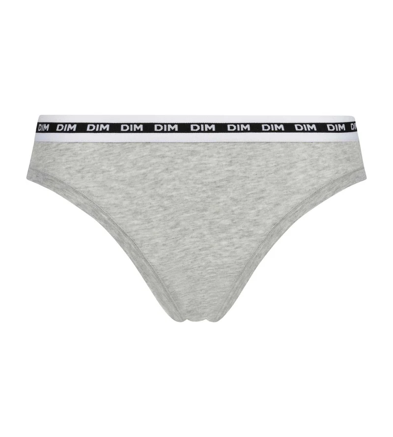 Culotte femme Gris Chiné ceinture fine Dim Icons