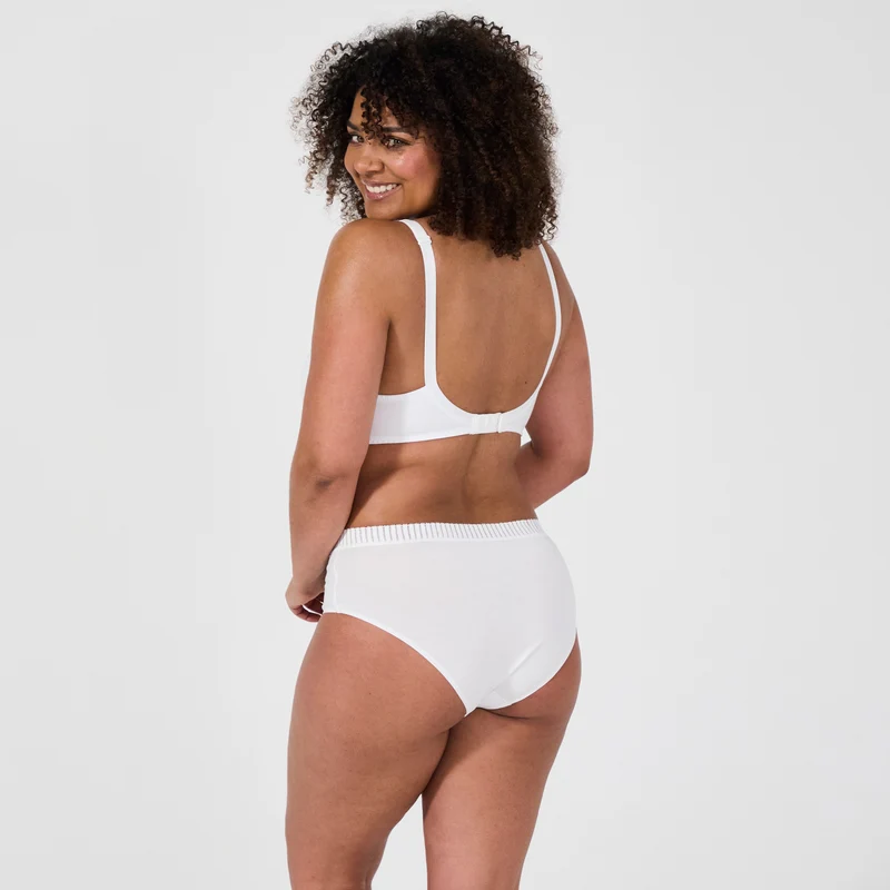 Soutien-gorge sans armatures coques amovibles blanc Just ideal