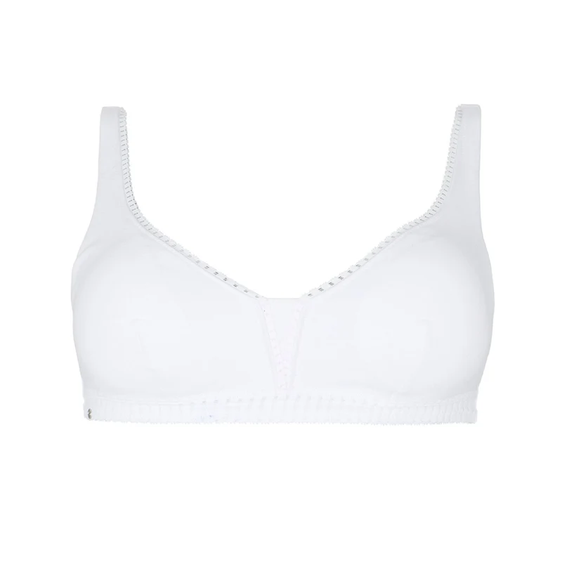 Soutien-gorge sans armatures coques amovibles blanc Just ideal