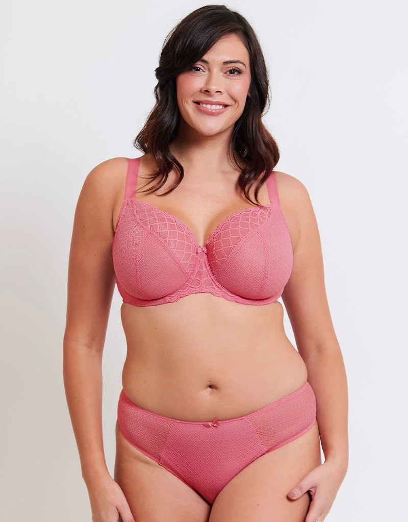 Flirtelle Viola Geo Brazilian Brief Rose Pink