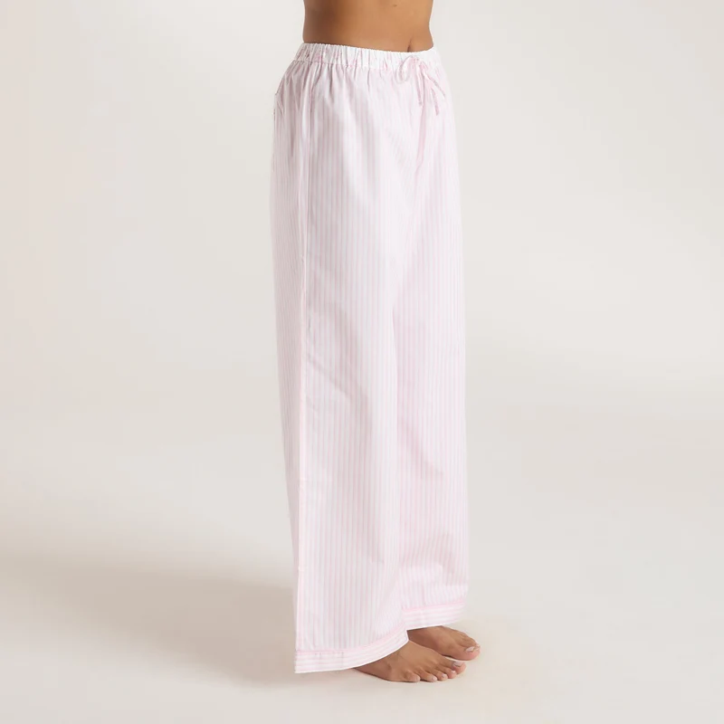 Bas de Pyjama Bloom & Stripe - Rose