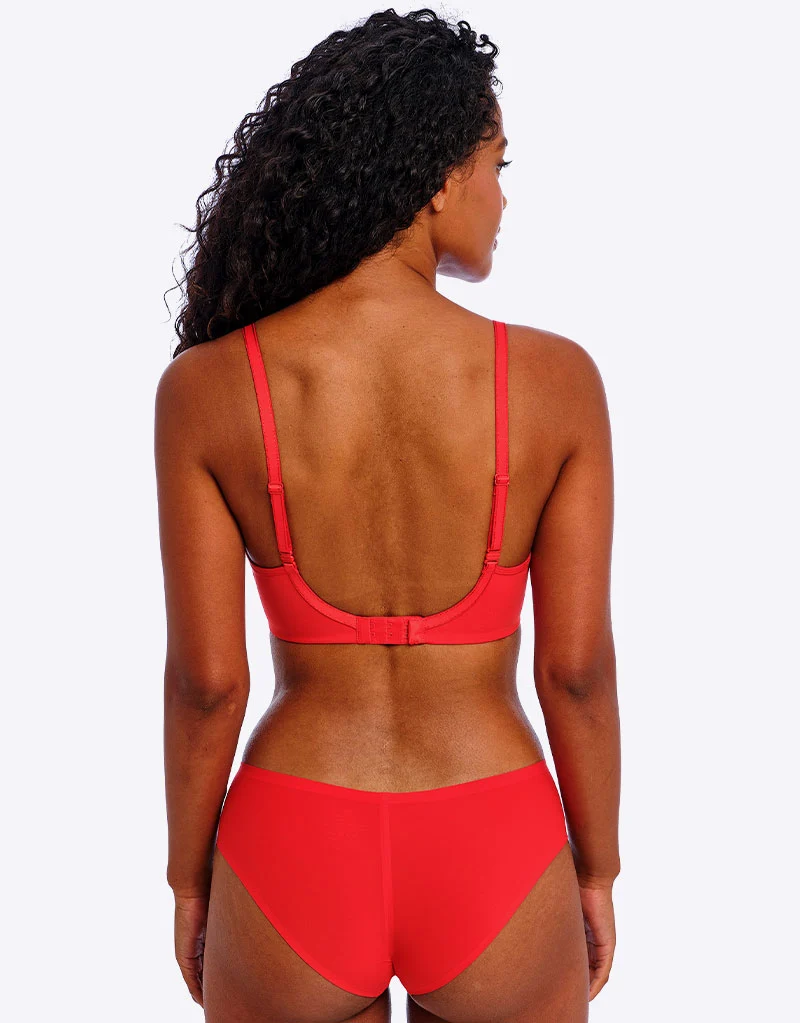 Freya Undetected Moulded T-Shirt Bra Chilli Red