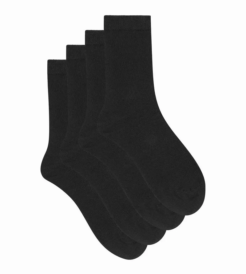 Lot de 2 paires de chaussettes femme Noir Thermo Polaire