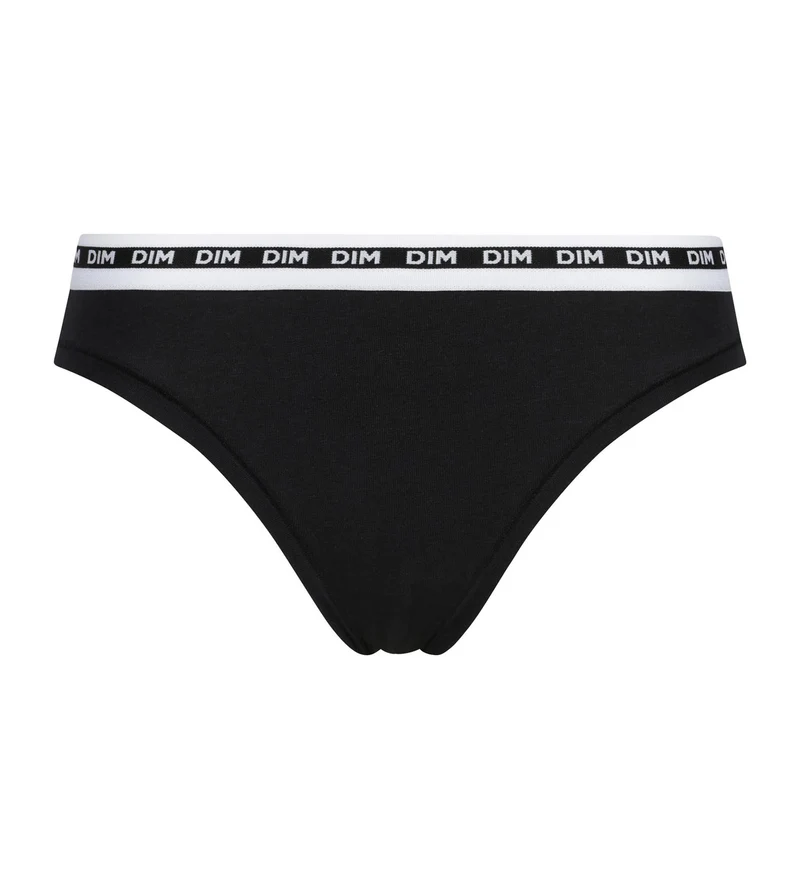 Culotte femme Noire ceinture fine Dim Icons