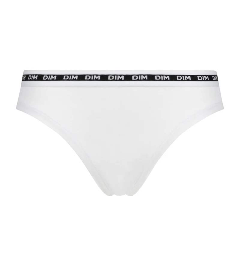 Culotte femme Blanche ceinture fine Dim Icons