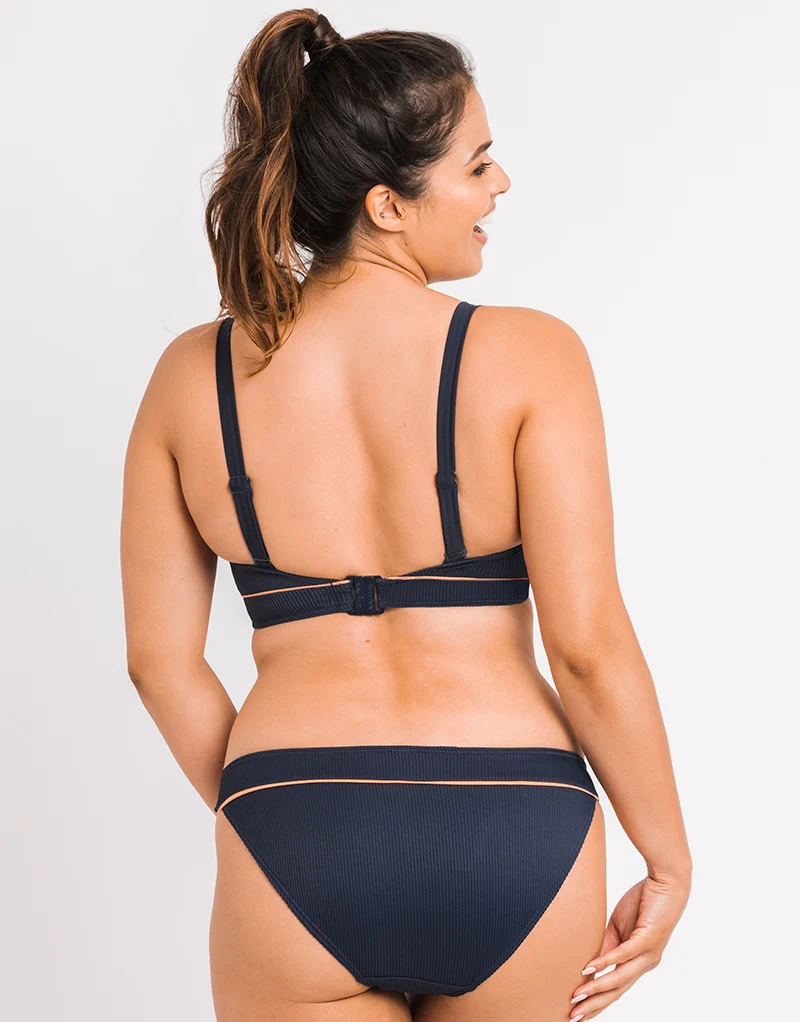 Curvy Kate Poolside Classic Bikini Brief Navy/Coral