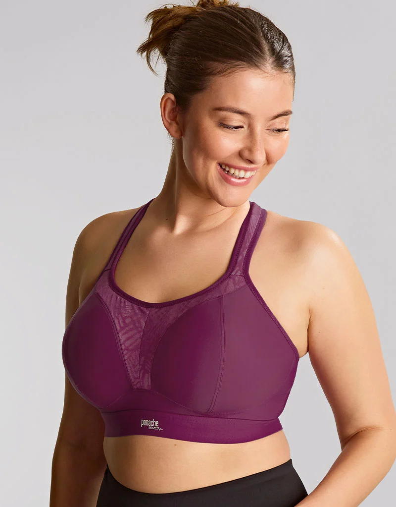 Panache Boundless Sports Bra Berry Purple/Chalk