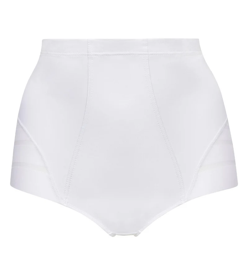Culotte ventre plat taille haute blanche Dim Silhouette Elegance