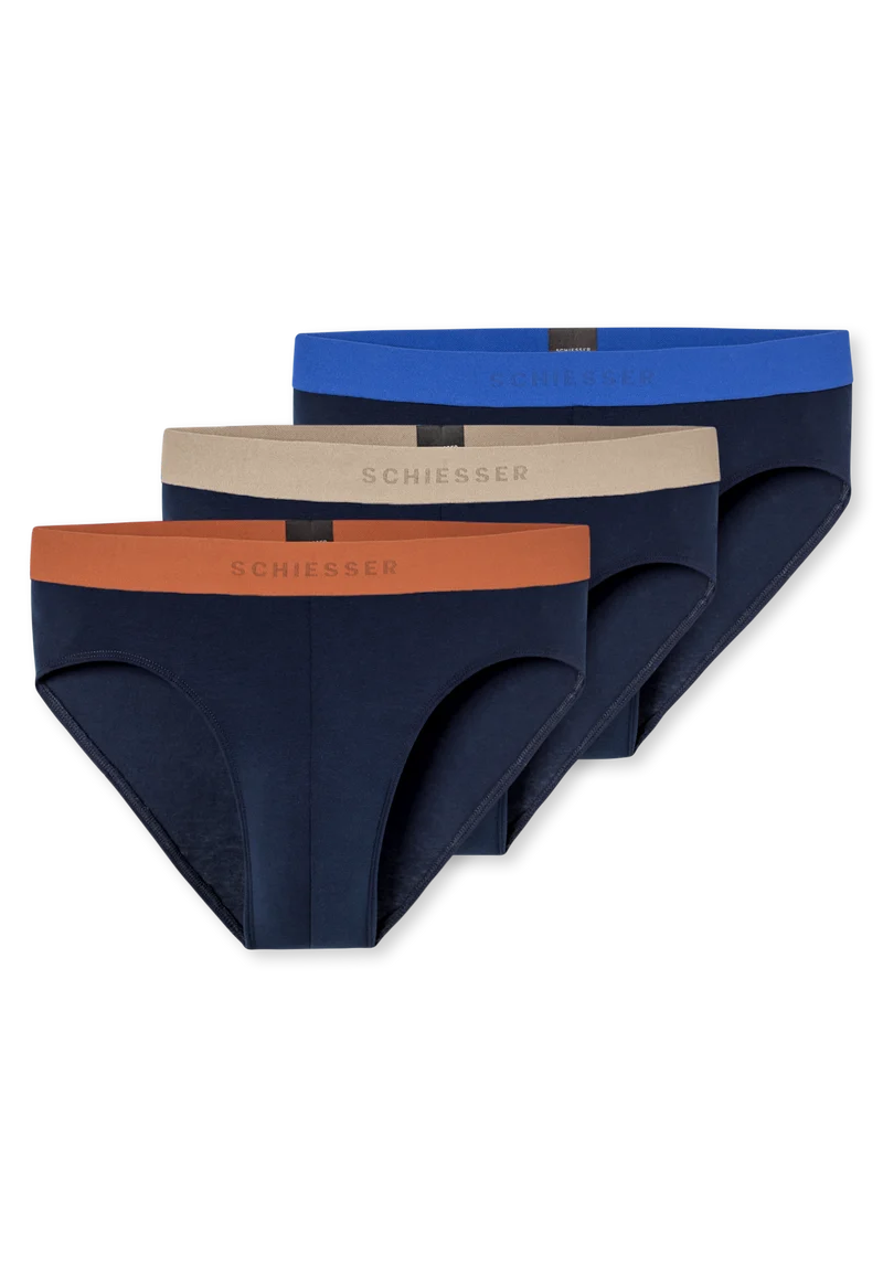 Slip 3er-Pack Dunkelblau - 95/5