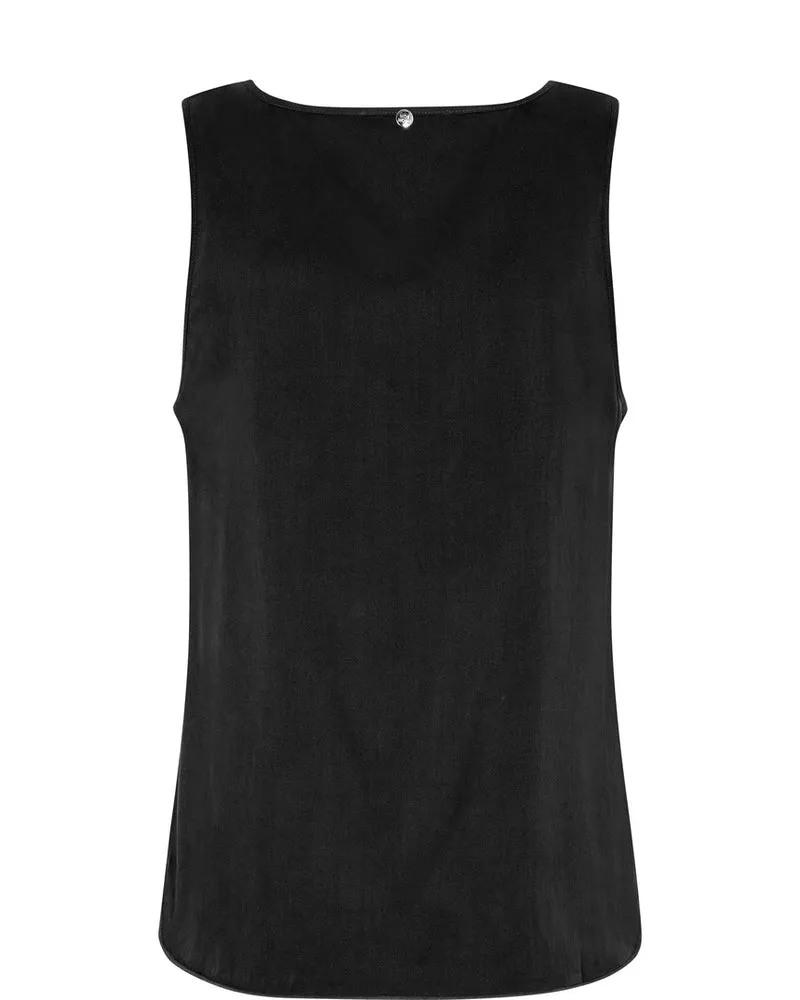 Camisole en soie avec col V Astrid