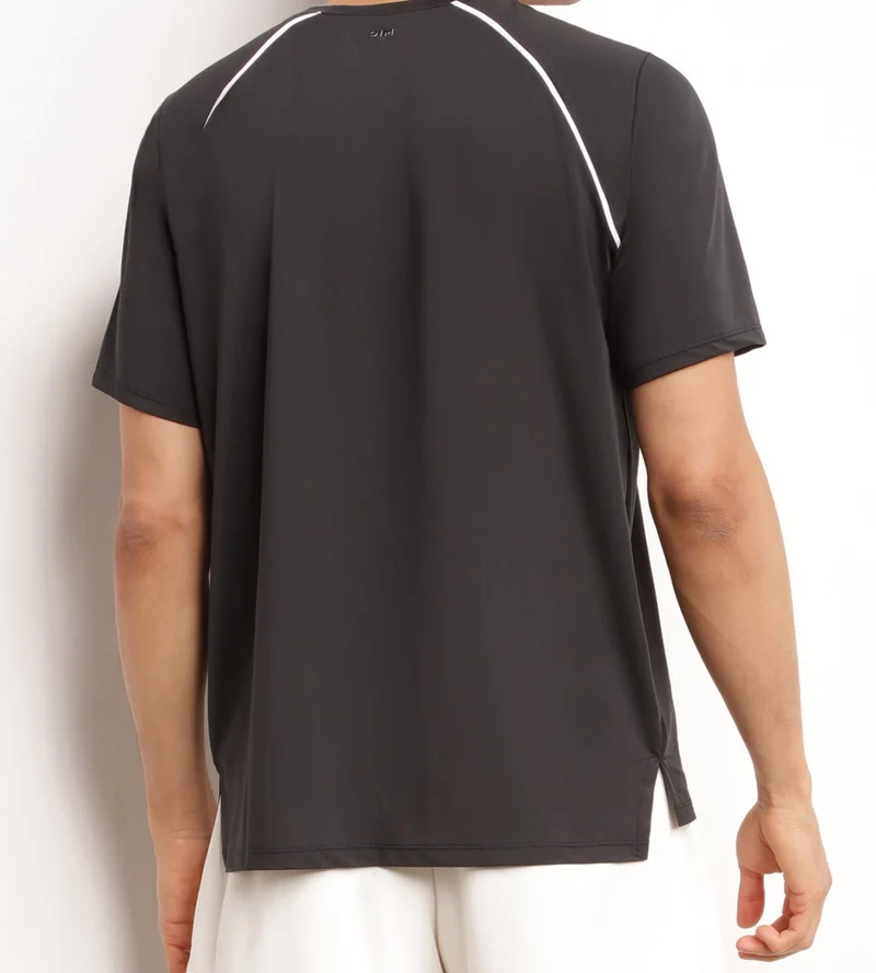 T-shirt de sport homme en matière aérée Noir Dim Move