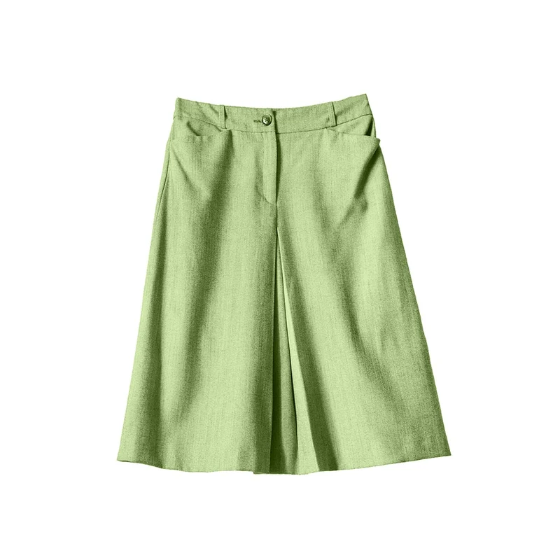 Plain Front Skirt