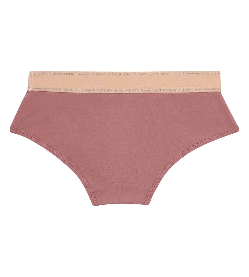Shorty fille Rose poudré Dim Sport