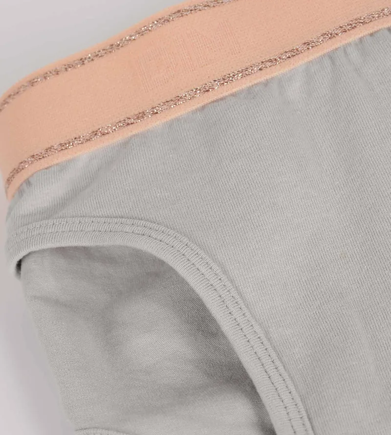 Shorty fille Gris et Rose Dim Sport