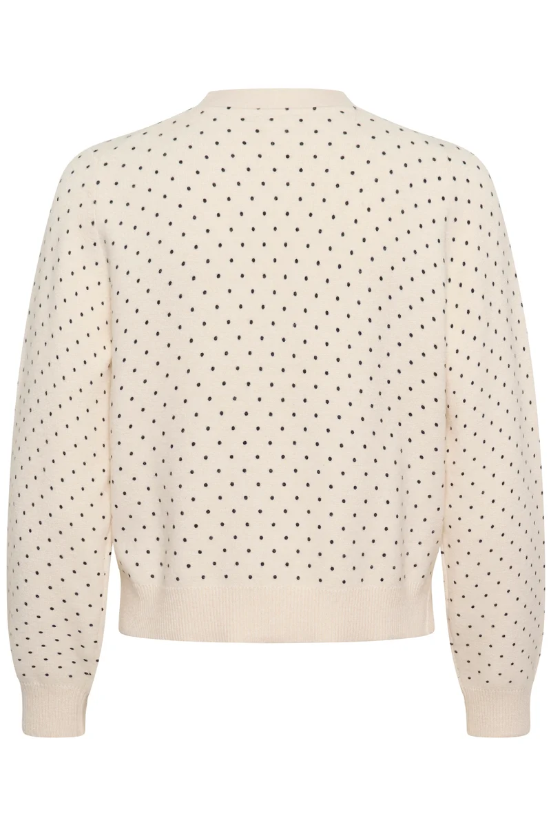 Cardigan classique à col V Anessa Dot