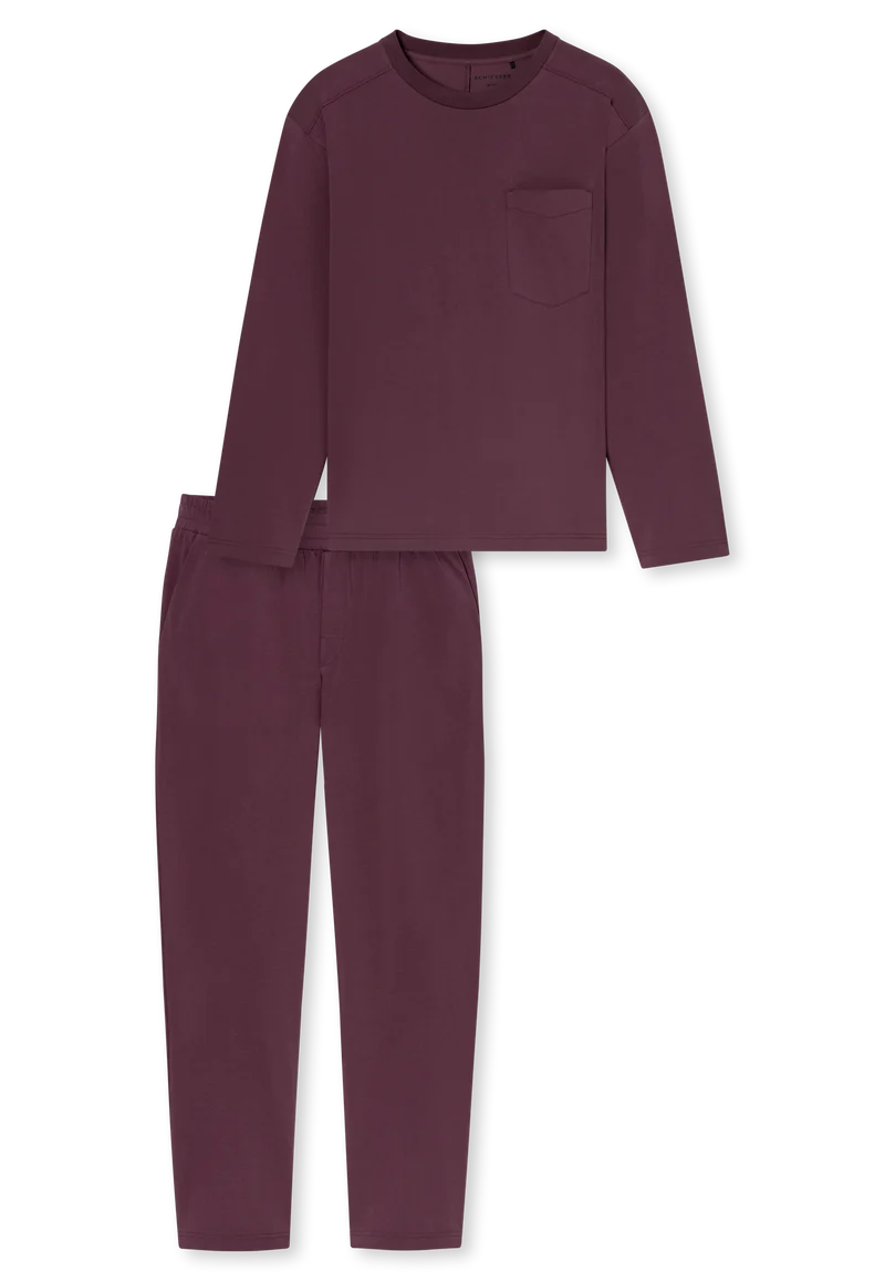 Schlafanzug Bordeaux - Modern Nightwear