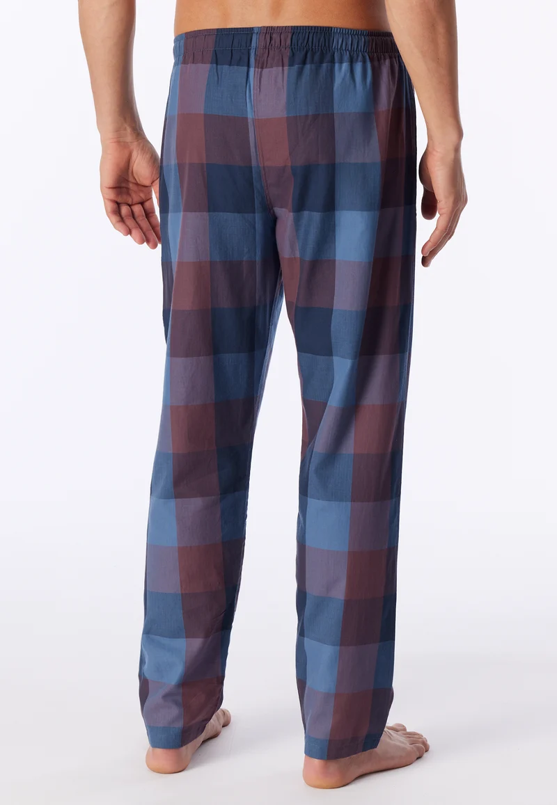 Hose Blau/Rot kariert - Mix+Relax