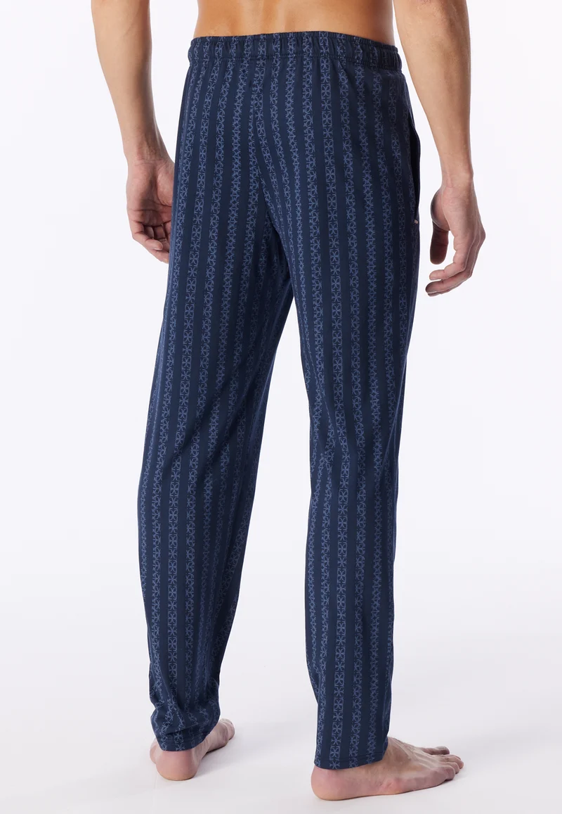 Hose Blau gemustert - Mix+Relax