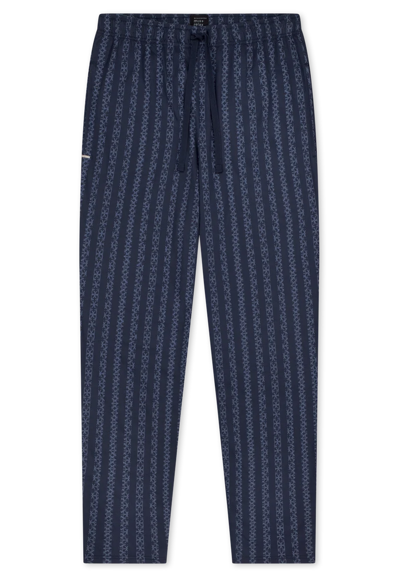 Hose Blau gemustert - Mix+Relax