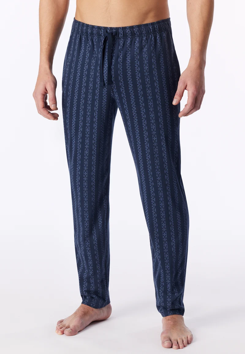 Hose Blau gemustert - Mix+Relax