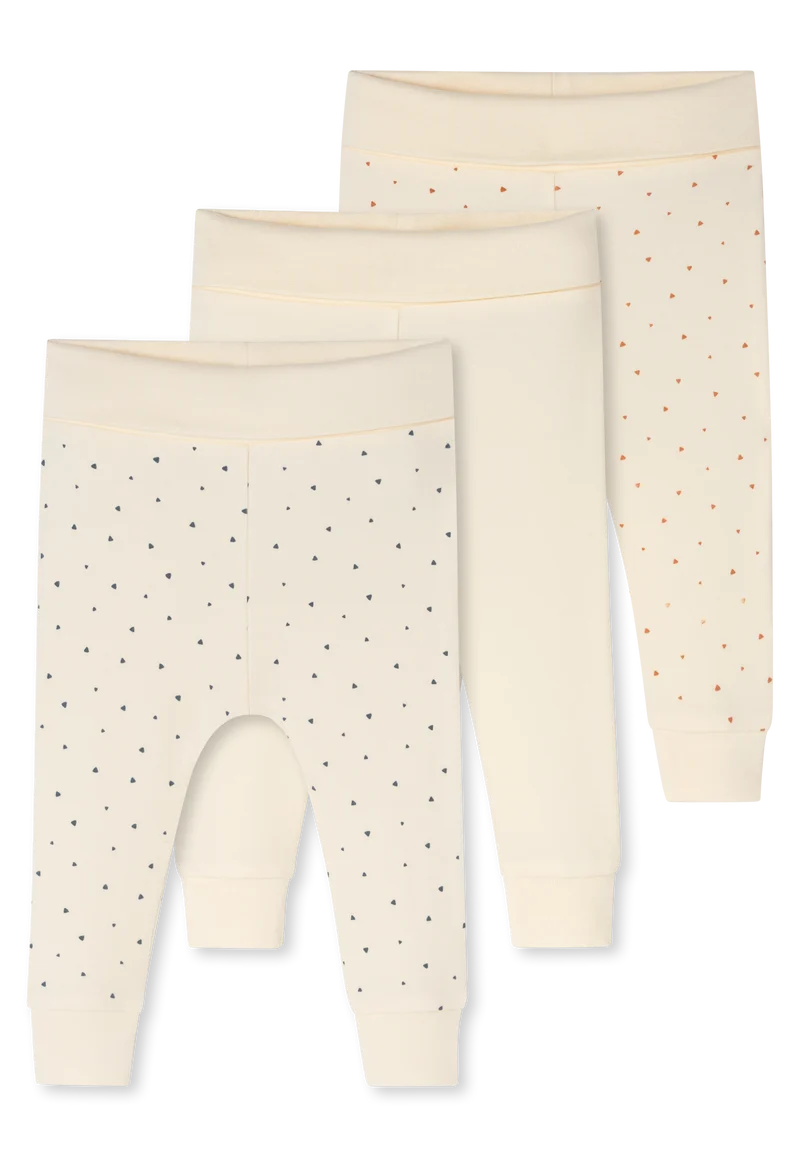 Hose lang Feinripp 3er-Pack Bunt - Baby