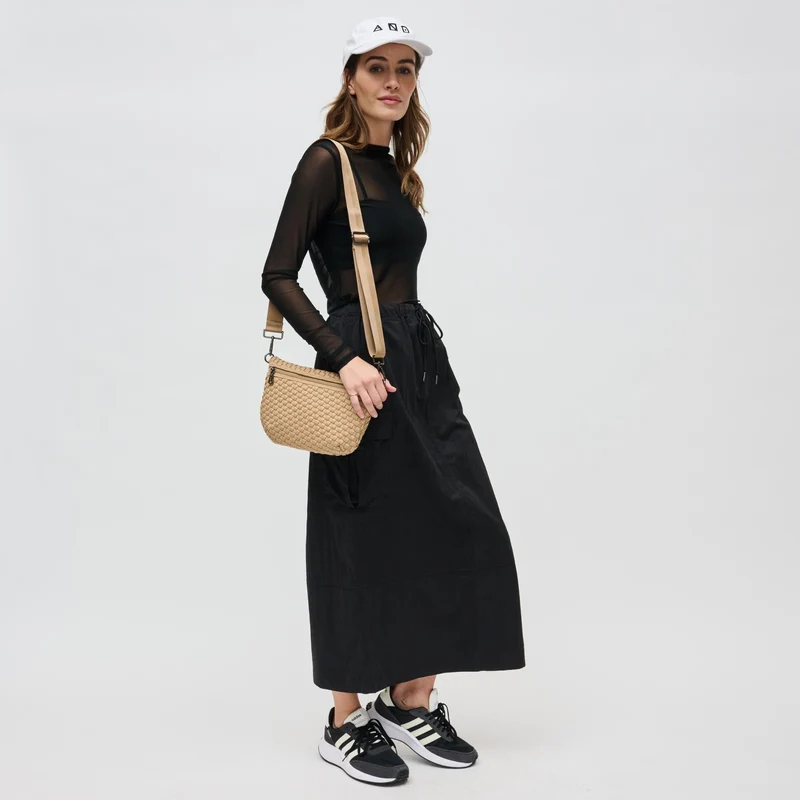 Sac banane et bandoulière en néoprène tressé Ethereal