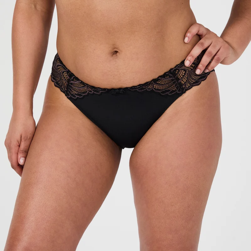 Lot de deux slips noir Pampelune