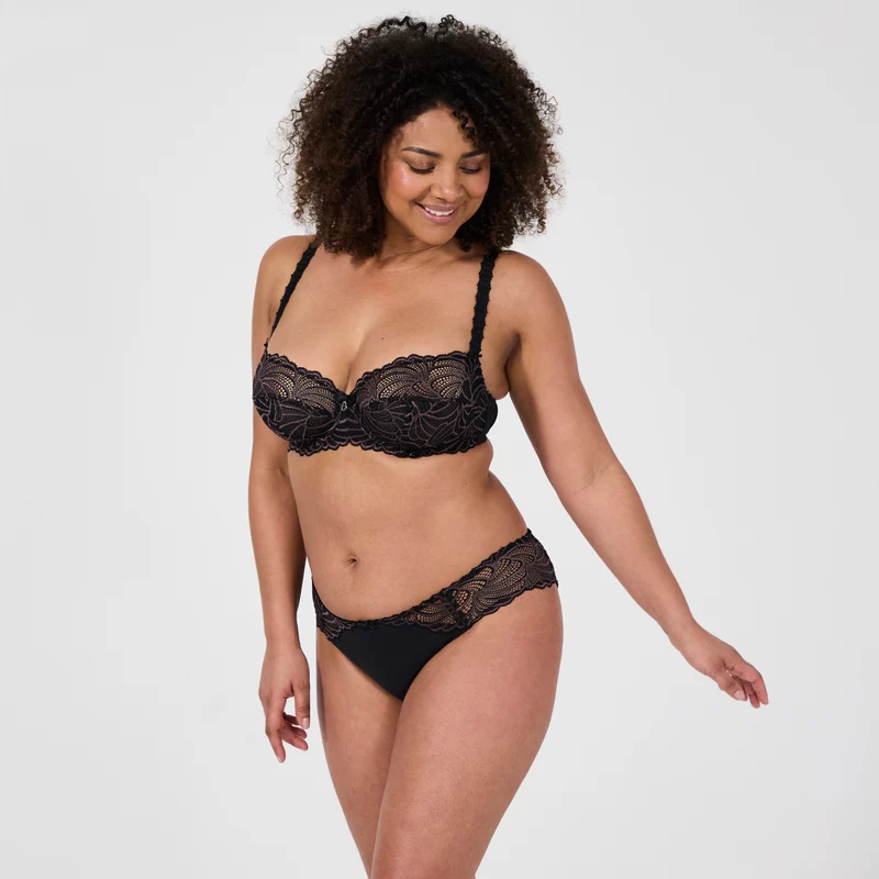 Lot de deux slips noir Pampelune